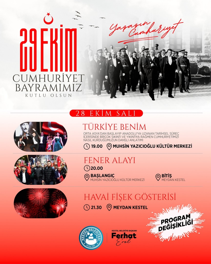 Fener Alayı, Oratoryo ve Havai Fişek Gösterisi