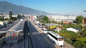 BURULAŞ eylemine karşı Kestel Belediyesi'nden ücretsiz servis hizmeti